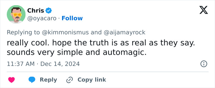 Screenshot of a Twitter reply expressing hope that scientists' tooth regrowth breakthrough is real and effective. Screenshot of a Twitter reply expressing hope that scientists' tooth regrowth breakthrough is real and effective.