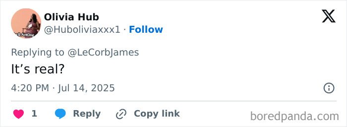 Screenshot of a Twitter reply questioning the authenticity of Conor McGregor's leaked X-rated pic amid viral accusations by Azealia Banks. Screenshot of a Twitter reply questioning the authenticity of Conor McGregor's leaked X-rated pic amid viral accusations by Azealia Banks.