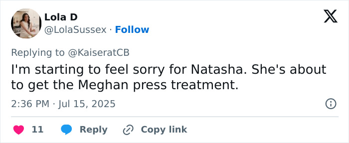 Tweet from Kate Middleton’s ex-assistant subtly referencing Meghan Markle and media treatment before stepping down. Tweet from Kate Middleton’s ex-assistant subtly referencing Meghan Markle and media treatment before stepping down.