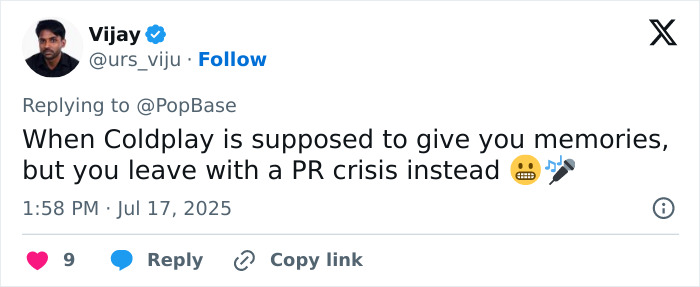 Coldplay Concert Cameraman Catches Couple Cheating On Their Partners During Show Coldplay Concert Cameraman Catches Couple Cheating On Their Partners During Show