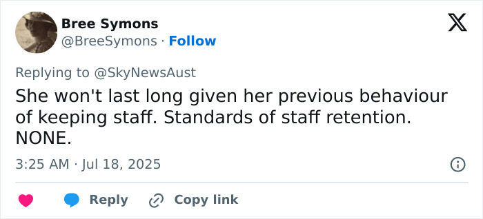 Tweet from Kate Middleton’s ex-assistant subtly criticizing Meghan Markle’s staff retention before stepping down on social media. Tweet from Kate Middleton’s ex-assistant subtly criticizing Meghan Markle’s staff retention before stepping down on social media.