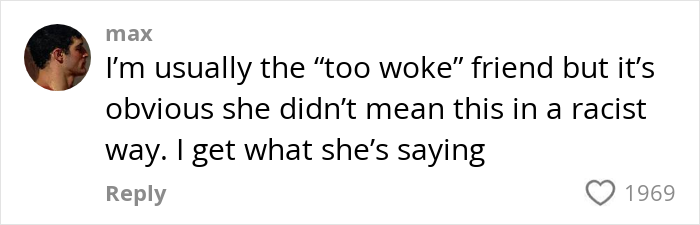 Screenshot of a social media comment defending Billie Eilish against accusations of making racist remarks during Ireland show. Screenshot of a social media comment defending Billie Eilish against accusations of making racist remarks during Ireland show.