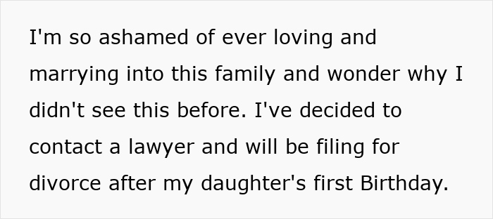 Alt text: Woman ashamed, planning divorce after daughter's first birthday amid accusations related to daughter's dark skin and DNA test. Alt text: Woman ashamed, planning divorce after daughter's first birthday amid accusations related to daughter's dark skin and DNA test.