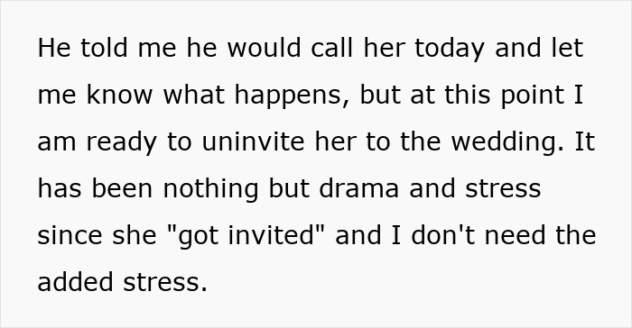 Text about fiancé’s female friend demanding speech, matching dress, best man role causing drama and bride ready to cut ties. Text about fiancé’s female friend demanding speech, matching dress, best man role causing drama and bride ready to cut ties.
