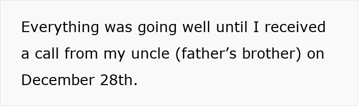 Text excerpt describing a father and son lock horns as dad tries to hijack his house by changing locks, involving cops. Text excerpt describing a father and son lock horns as dad tries to hijack his house by changing locks, involving cops.