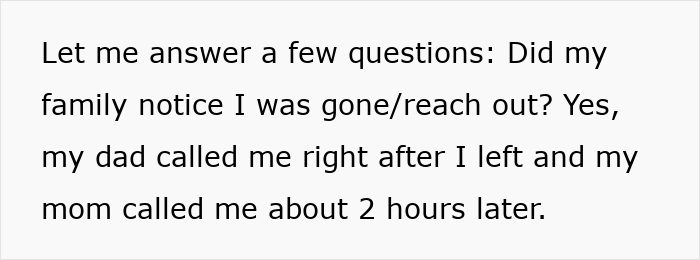 Text discussing family communication after leaving, related to plus-size guests and body positive weight watchers table. Text discussing family communication after leaving, related to plus-size guests and body positive weight watchers table.