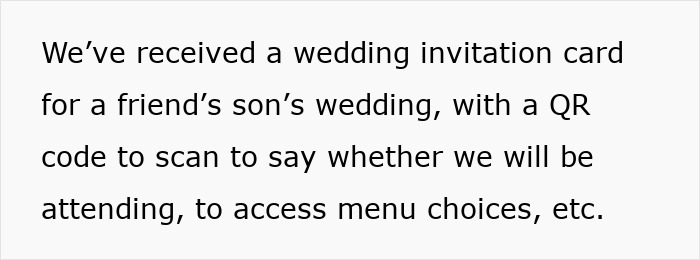 Confused Guest Asked To Share Financial Details Online Or Else They Can't RSVP To Wedding Confused Guest Asked To Share Financial Details Online Or Else They Can't RSVP To Wedding