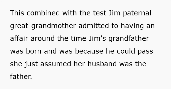 Text explaining a family DNA test revealing a misunderstanding about paternity linked to a daughter’s dark skin, with a husband seeking forgiveness. Text explaining a family DNA test revealing a misunderstanding about paternity linked to a daughter’s dark skin, with a husband seeking forgiveness.