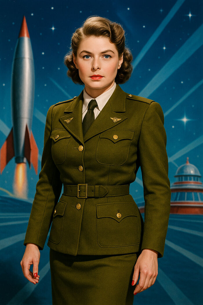Ingrid Bergman As Peggy Carter
