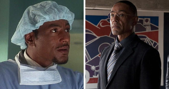 Actor shown in two contrasting roles, highlighting the mind-blowing realization of the same actor in different scenes.