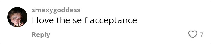 Comment from social media user expressing love for self acceptance in a discussion about Gen Z woman stopping shaving. Comment from social media user expressing love for self acceptance in a discussion about Gen Z woman stopping shaving.