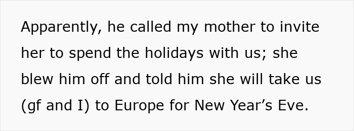 Text message describing a father and son conflict over house locks that escalates to involving the police. Text message describing a father and son conflict over house locks that escalates to involving the police.
