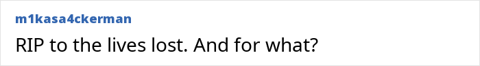Comment reading RIP to the lives lost in a black and white text format, reflecting on an NYPD cop fatally shot. Comment reading RIP to the lives lost in a black and white text format, reflecting on an NYPD cop fatally shot.