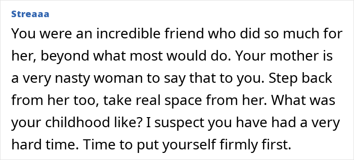 Text message conversation discussing cutting off a friend who stayed in an abusive marriage and prioritizing self-care. Text message conversation discussing cutting off a friend who stayed in an abusive marriage and prioritizing self-care.