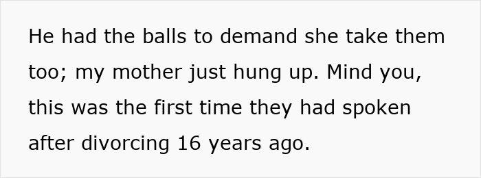 Text excerpt about a father and son dispute involving changing locks and police intervention at a house. Text excerpt about a father and son dispute involving changing locks and police intervention at a house.