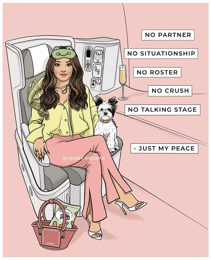 Woman and skeleton in contrasting scenes illustrating gender expectations about being single in your 30s.