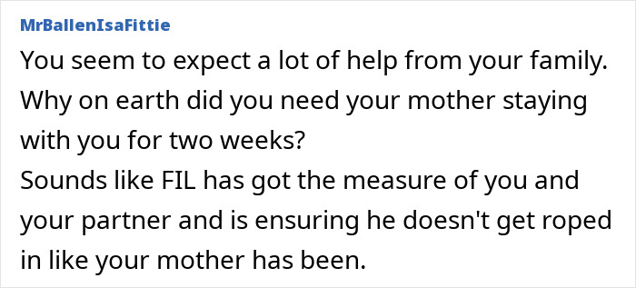 Comment on family expectations about babysitting, mentioning grandpa skipping duty and daughter-in-law's frustration. Comment on family expectations about babysitting, mentioning grandpa skipping duty and daughter-in-law's frustration.