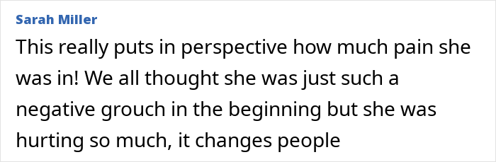 Comment by Sarah Miller discussing Tammy Slaton's pain and transformation after skin removal surgery on 1000-Lb. Sisters. Comment by Sarah Miller discussing Tammy Slaton's pain and transformation after skin removal surgery on 1000-Lb. Sisters.