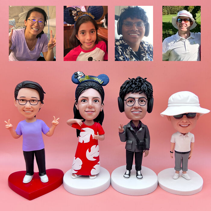 We Turn People’s Photos Into Custom Bobbleheads, And Some Of These Results Are Hilariously Adorable