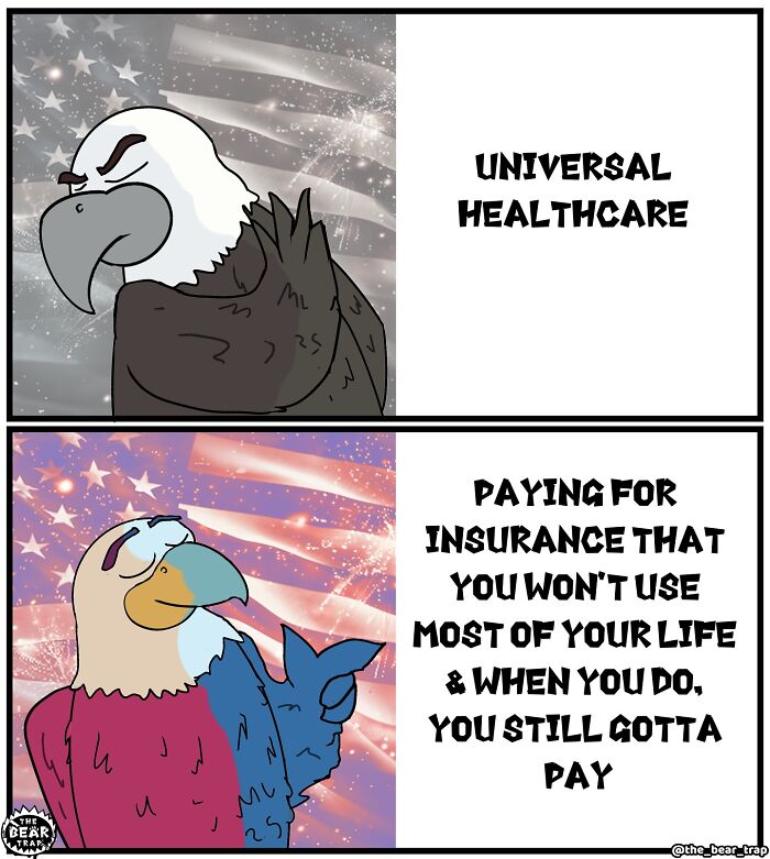 Cartoon comic featuring animals highlighting real-life struggles with wages and tipping for servers.