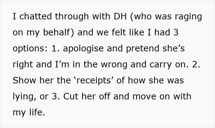Text excerpt discussing options after a friend stayed in an abusive marriage, including cutting off contact. Text excerpt discussing options after a friend stayed in an abusive marriage, including cutting off contact.