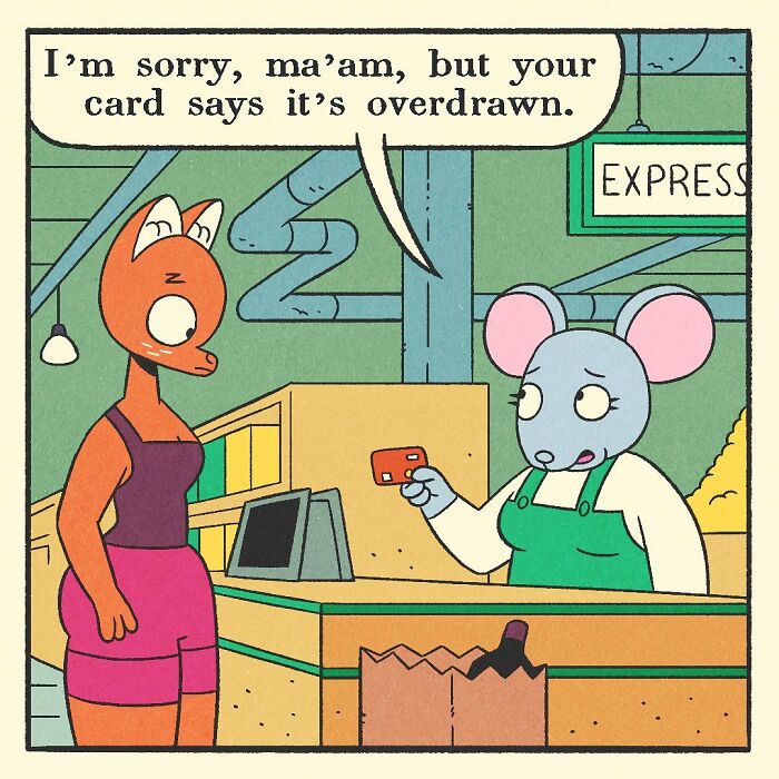 Muscular cartoon duck feeding a baby with a bottle, showing a mix of bodybuilding strength and soft heart in a comic style.