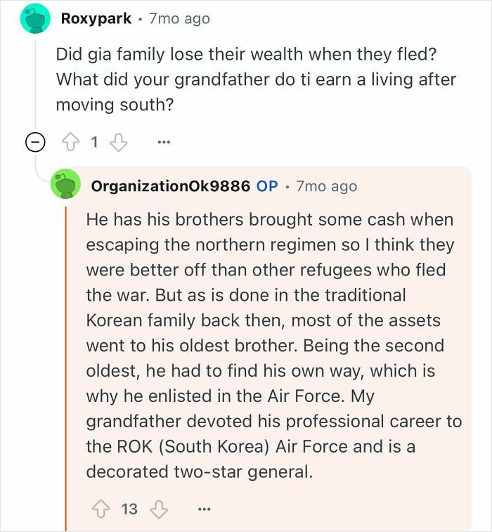 Reddit user answers questions about grandfather who escaped North Korea, sharing his life and career in South Korea.