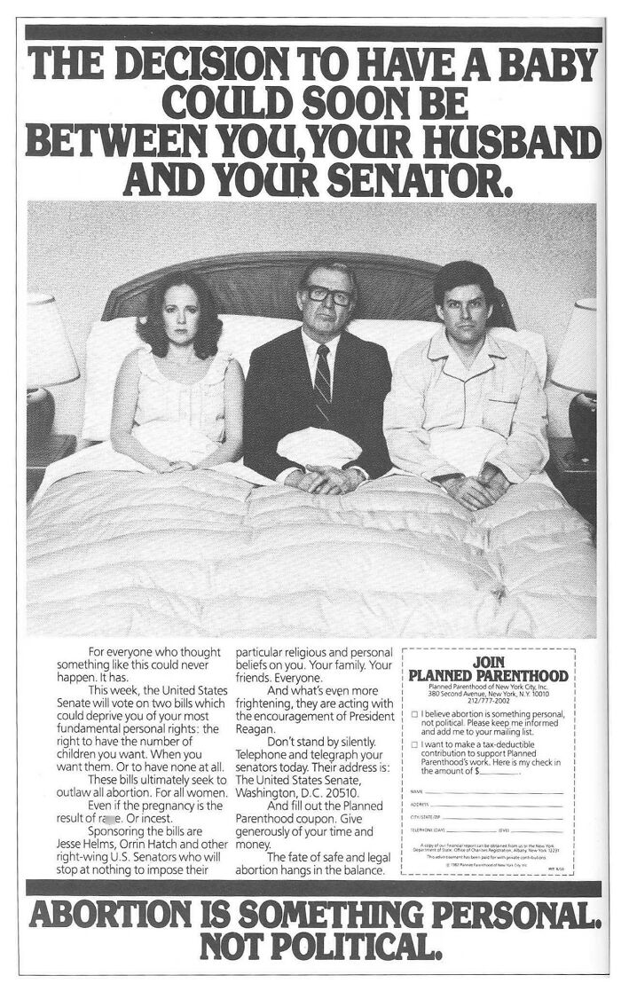 Black and white photo of a couple and a man between them in bed, highlighting aged like wine predictions on decision-making.