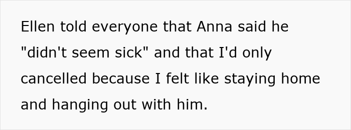 Text showing a best friend sabotaging a relationship by spreading false reasons for canceling plans with a boyfriend.