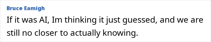 Comment text discussing AI and lack of progress in deciphering mysterious 3,000-year-old text revealing ancient women's roles.