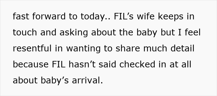 Text excerpt discussing a family conflict where grandpa skips babysitting duty, causing frustration with daughter-in-law. Text excerpt discussing a family conflict where grandpa skips babysitting duty, causing frustration with daughter-in-law.