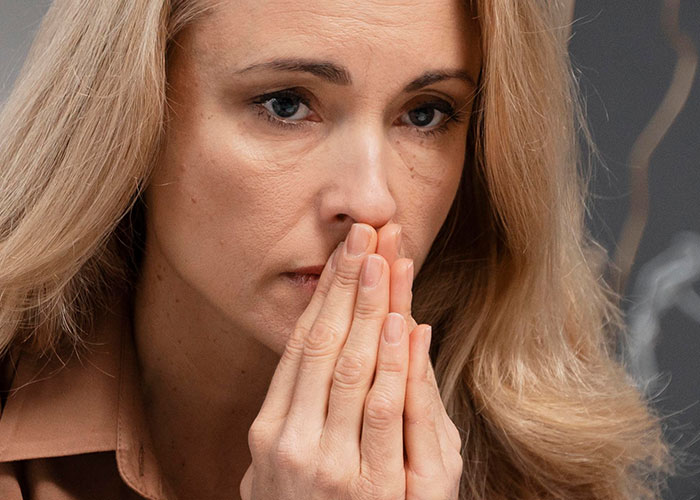 Worried woman rethinks her relationship after a red-flag argument with boyfriend, showing fear and concern. Worried woman rethinks her relationship after a red-flag argument with boyfriend, showing fear and concern.