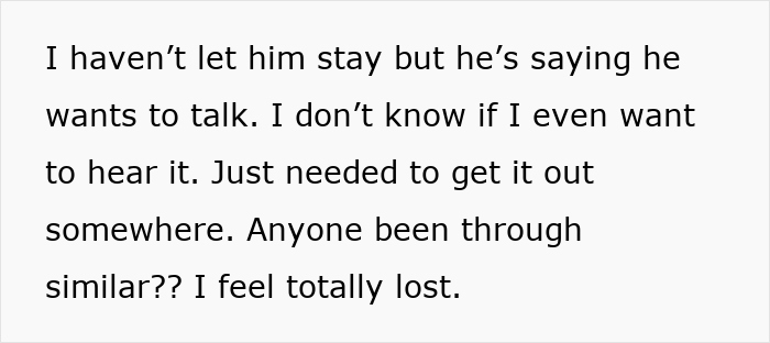 Guy Disappears On Family Right After NYE, Reappears Months Later, Expecting Wife To Welcome Him Back Guy Disappears On Family Right After NYE, Reappears Months Later, Expecting Wife To Welcome Him Back