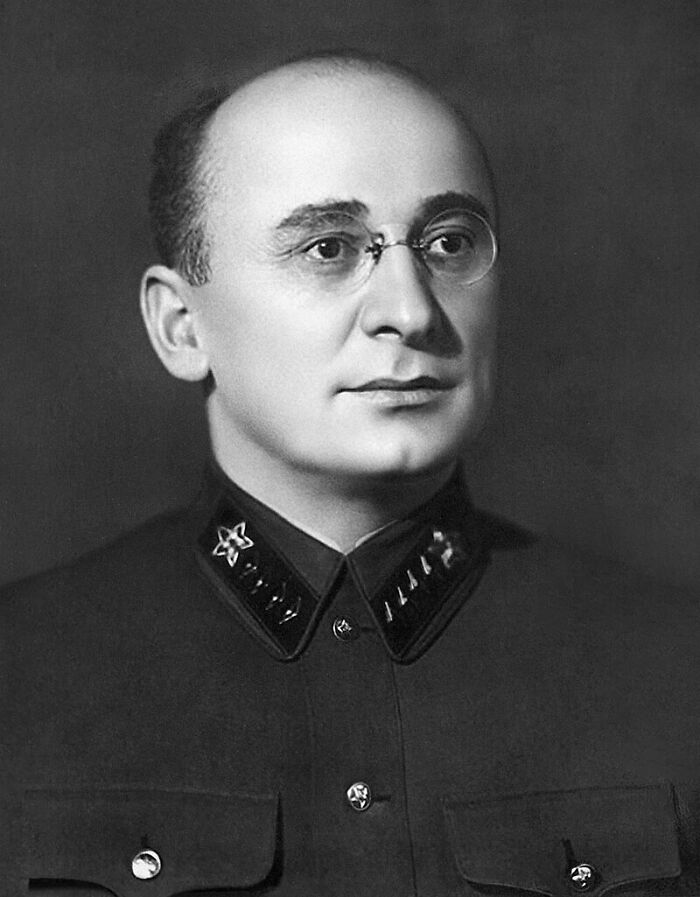 Black and white portrait of a man in historical military uniform, representing crazy real historical events.