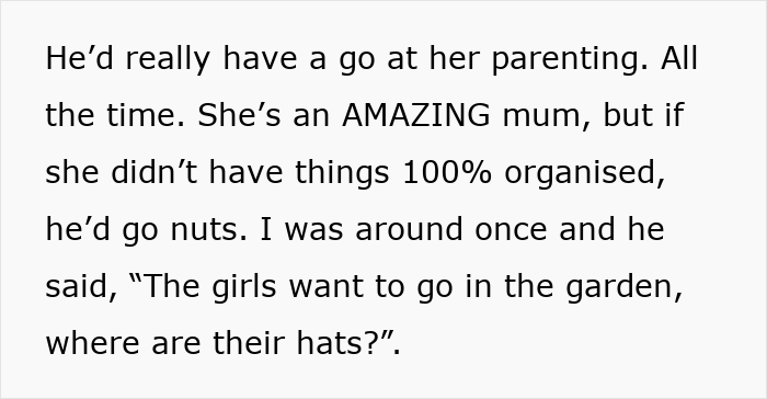 Text excerpt discussing challenges in parenting and emotional strain related to a friend who stayed in an abusive marriage. Text excerpt discussing challenges in parenting and emotional strain related to a friend who stayed in an abusive marriage.