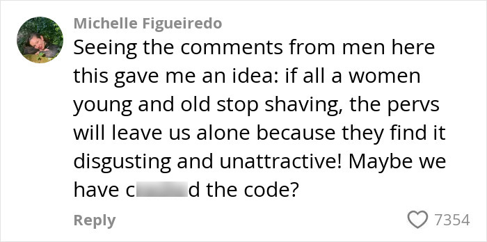 Comment from a Gen Z woman about stopping shaving for years, sparking debate on shaving as a chore and attraction. Comment from a Gen Z woman about stopping shaving for years, sparking debate on shaving as a chore and attraction.