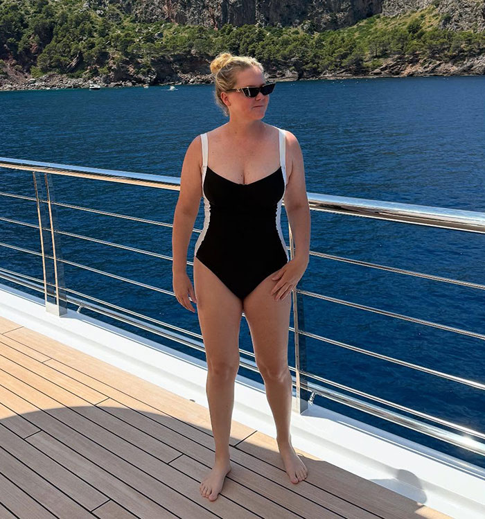 Amy Schumer flaunting thinnest-ever figure on yacht after using new weight loss jab by Ozempic. Amy Schumer flaunting thinnest-ever figure on yacht after using new weight loss jab by Ozempic.
