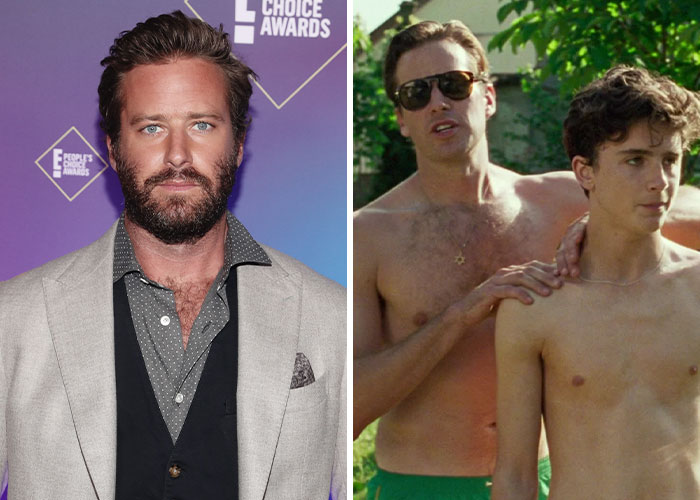 Actor at awards event and two shirtless actors in outdoor scene, illustrating stars who went from beloved to hated fast. Actor at awards event and two shirtless actors in outdoor scene, illustrating stars who went from beloved to hated fast.