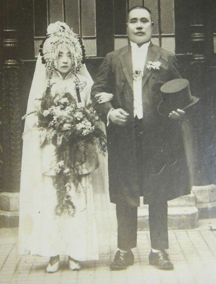 Vintage black and white photo of a couple in formal attire, illustrating courtesans who became power players in history.