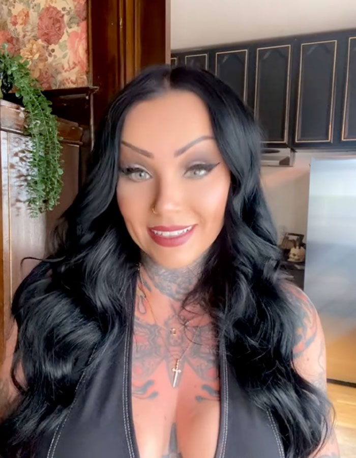 Woman with long black hair and tattoos sharing insights as an autopsy tech on strangest ways people have passed away. Woman with long black hair and tattoos sharing insights as an autopsy tech on strangest ways people have passed away.