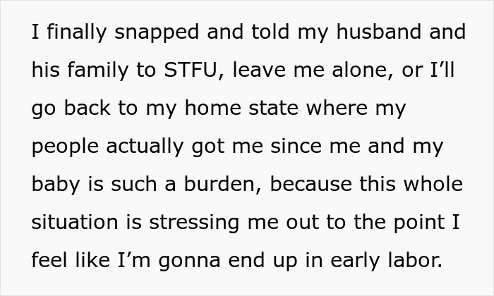 Pregnant lady refuses to babysit niblings, causing hubs and family to suddenly flip on their racist switch. Pregnant lady refuses to babysit niblings, causing hubs and family to suddenly flip on their racist switch.