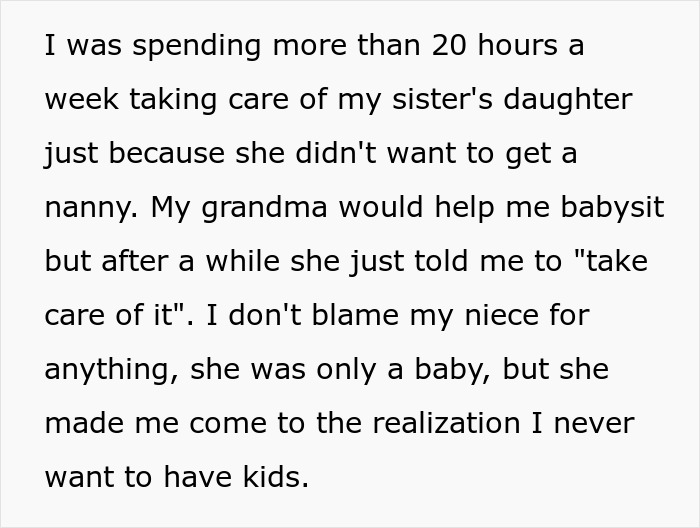 Teen babysitting sister’s kids over 20 hours weekly without payment or respect, reaching her breaking point.