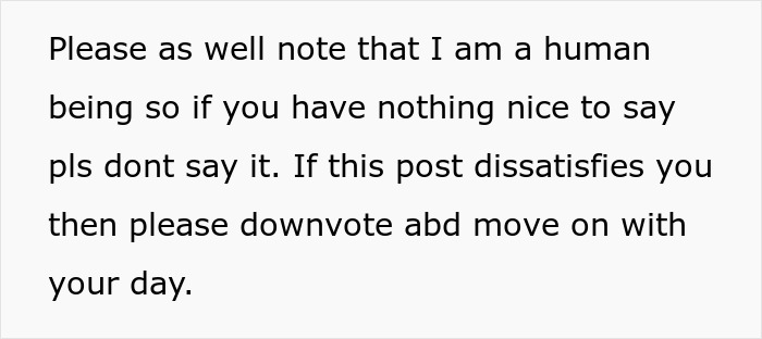Text on screen with a warning about being human and asking for kindness, related to a lady ditching bestie for influencer. Text on screen with a warning about being human and asking for kindness, related to a lady ditching bestie for influencer.