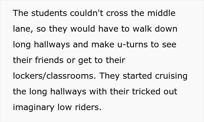 Students navigating long hallways and lanes in school, making U-turns to reach lockers and see friends. Students navigating long hallways and lanes in school, making U-turns to reach lockers and see friends.