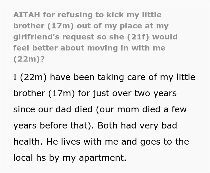 Teen works two jobs to survive after losing parents, facing judgment from brother’s girlfriend calling him a freeloader. Teen works two jobs to survive after losing parents, facing judgment from brother’s girlfriend calling him a freeloader.