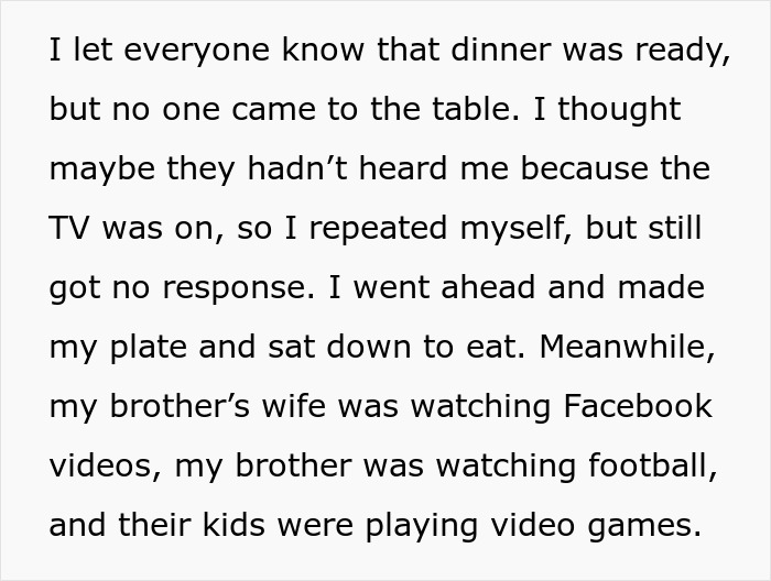 Family’s entitled behavior ignores dinner call, leaving them hungry and highlighting servant frustrations.