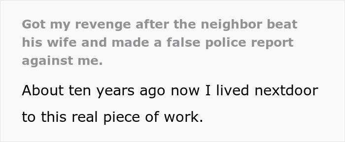 Man helps domestic violence victim escape while planting bamboo in perpetrator's garden as an act of revenge. Man helps domestic violence victim escape while planting bamboo in perpetrator's garden as an act of revenge.