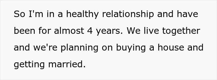 Text excerpt discussing a woman reflecting on her past breakup after discovering she was the other woman all along.