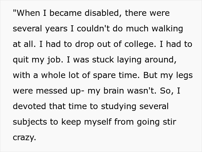 Alt text: Disabled employee shares experience of coping while ableist manager refuses accommodation at work.