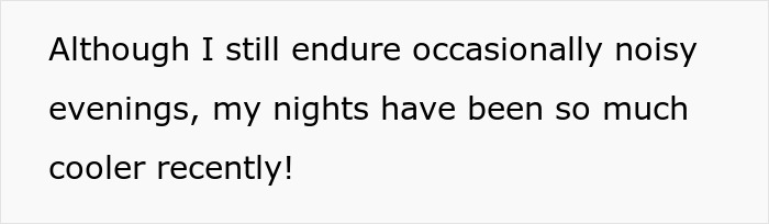 Text on screen saying the man gets revenge on his late-night neighbor by turning his smart air con into a 3AM ice machine. Text on screen saying the man gets revenge on his late-night neighbor by turning his smart air con into a 3AM ice machine.